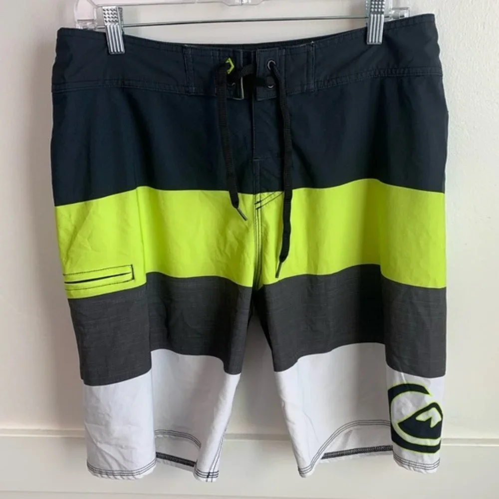 Quiksilver Multicolor Colorblock Board Shorts